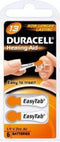 Duracell Hearing Aid DA 13 - Knoopcelbatterijen - 4 jaar opslag - (6 stuks)