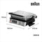 Braun MultiGrill 7 CG7044 - Contactgrill - 2000W met 3 platen - Voor 6 personen