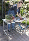 Inox Camping Tafel - Gootsteen Lavabo met Kraan 100x77x50cm