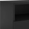 vidaXL - Tv-wandmeubel - 80x30x30 - cm - bewerkt - hout - zwart