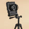 DÖRR Smarty Tripod 1/4 inch Werkhoogte: 40.5 - 112 cm Zwart Incl. smartphonehouder, Incl. tas