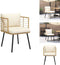 vidaXL - Tuinstoel - PE-rattan - naturel