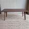 Old Inn - Eetkamertafel Mango walnoot met houten poot 200x100 cm
