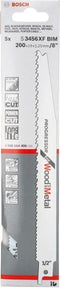 Bosch S 3456 XF - Reciprozaagbladen - Voor hout en metaal - (5 stuks)