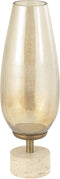 PTMD Sajeth Brass Luster Glass Stormlight On Base L