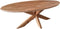 Salontafel Nordic - Salontafel industrieel - Salontafel ovaal 130x70 cm