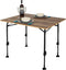 Eurotrail Rochefort - Campingtafel - Verstelbaar aluminium frame - Houtlook
