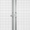 vidaXL - Kippenhok - 300x91x100 - cm - gegalvaniseerd - staal - grijs