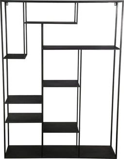 PTMD thetn metalen schap verschillende vakken zwar