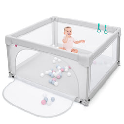 Coast Speelbox - Peuters - 50 Speelballen - 120 x 120 x 68 cm - Grijs (50 stuks)