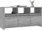 vidaXL - Tv-meubel - 102x37,5x52,5 - cm - bewerkt - hout - grijs - sonoma - eikenkleur