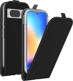 Accezz Flipcase voor Google Pixel 8 - Telefoonhoesje met Pasjeshouder - Zwart