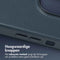 Accezz iPhone 14 Pro - MagSafe Leather Backcover - Echt leer - Donkerblauw
