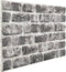 vidaXL - 11 - st - Wandpanelen - 3D - donkergrijze - baksteen - EPS