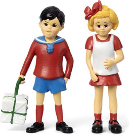Kinderboekenlicenties Pippi Langkous figuren Tommy & Annika.