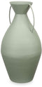 Vaas 22 x 43 x 22 cm Groen Staal (4 Stuks)