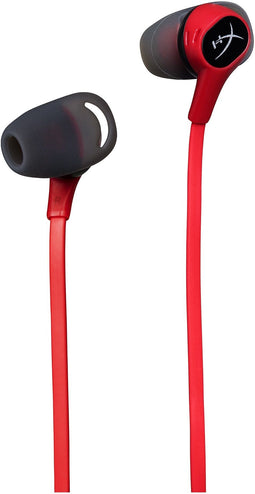 HyperX Cloud Earbuds - In-ear - Microfoon - Rood Zwart
