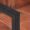 vidaXL - Eetkamerstoelen - 2 - st - echt - leer - bruin