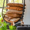 Dutch Decor ZOLA - Sierkussen van katoen Tobacco Brown 40x60 cm - bruin - Inclusief binnenkussen