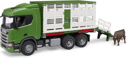 Bruder 03548 - Scania Super 560R Veetransportwagen met Koe