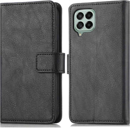 iMoshion Hoesje Geschikt voor Samsung Galaxy M53 Hoesje Met Pasjeshouder - iMoshion Luxe Bookcase - Zwart
