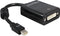 Delock Adapter Mini DisplayPort - DVI-I - 1920 x 1200 - Zwart