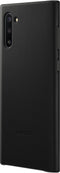 Samsung Galaxy Note10 - Lederen back cover - Krasbestendig - Zwart