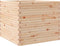 vidaXL - Plantenbak - 80x80x68,5 - cm - massief - grenenhout