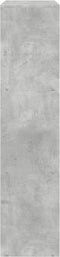 vidaXL - Kamerscherm - / - boekenkast - 3-laags - 123x29x123 - cm - hout - betongrijs