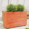 vidaXL - Plantenbak - 110x40x72,5 - cm - massief - grenenhout - wasbruin