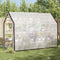 vidaXL - Plantenafdekking - met - zeilringen - 3x6 - m - polyethyleen