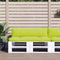 vidaXL - Palletkussens - 2 - st - stof - felgroen