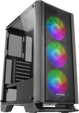 Mars Gaming MC-C - ATX Semi-toren - Gehard glas RGB - Zwart