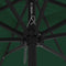 vidaXL - Vierkante - Tuinparasol - met - LED-verlichting - 295x245 - cm - Groen