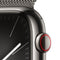 Apple Watch Series 9 - Smartwatch - GPS + Cellular - 45mm RVS Milanees bandje Grafiet
