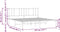 vidaXL - Bedframe - met - hoofdbord - metaal - zwart - 183x213 - cm