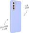 Accezz Liquid Silicone Backcover - Samsung Galaxy S21 - Schokabsorberend - Paars