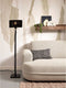 GOOD&MOJO Vloerlamp Iguazu - Bamboe/Jute Zwart - Ø30x126cm - - Staande lampen voor Woonkamer - Slaapkamer
