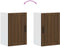 vidaXL - Keukenwandkast - Lucca - bewerkt - hout - bruin - eikenkleur