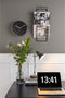 Present Time Tijdschriftenrek Wire - Staal Mat Zwart - 60x19cm - Scandinavisch