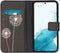 iMoshion Hoesje Geschikt voor Samsung Galaxy S22 Hoesje Met Pasjeshouder - iMoshion Design Softcase Bookcase - Wit / Dandelion