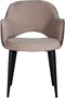 Richmond Stoel Giovanna Met Armleuning Quartz Khaki Alaska Stone