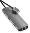 Linq LQ48011 - USB-C Multiport Hub - 10Gbps Dataoverdracht Dual 4K HDMI Gigabit Ethernet - Grijs