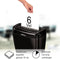 Fellowes papierversnipperaar 36C snippers P4, 6 vel, zwart
