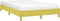 vidaXL - Bedframe - zonder - matras - 120x200 - cm - stof - groen