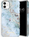 Selencia Maya Fashion Backcover iPhone 11 hoesje - Marble Blue