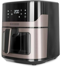 Black & Decker BXAF6500E - Friteuse met weinig vet - 6,5 l - Zwart Grijs