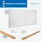 Gereedschapswand van MDF 120 x 60 cm - Wit gelakt - Perforatiebord met 7 mm gaten