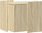 vidaXL - Kattenbakkast - 53x53x51 - cm - bewerkt - hout - sonoma - eikenkleurig