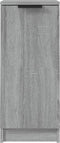 vidaXL - Dressoirs - 2 - st - 30x30x70 - cm - bewerkt - hout - grijs - sonoma - eikenkleur